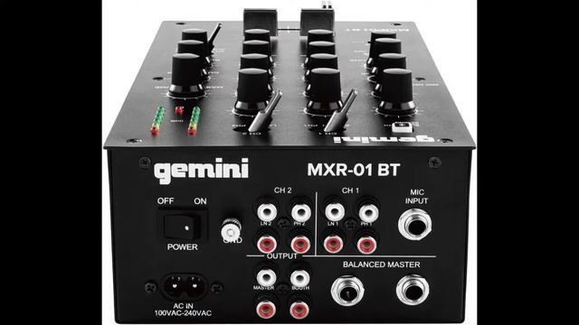 GEMINI MXR 01 BT BLUETOOTH DJ MIXER смотреть онлайн