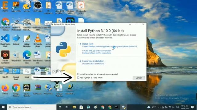 How to install python 3.10.0 on windows 2021 II python 3.10.0 कैसे install करे II EasyCode смотреть онлайн