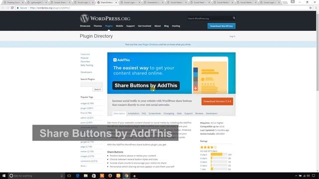 WordPress Social Media Plugin 2017 смотреть онлайн