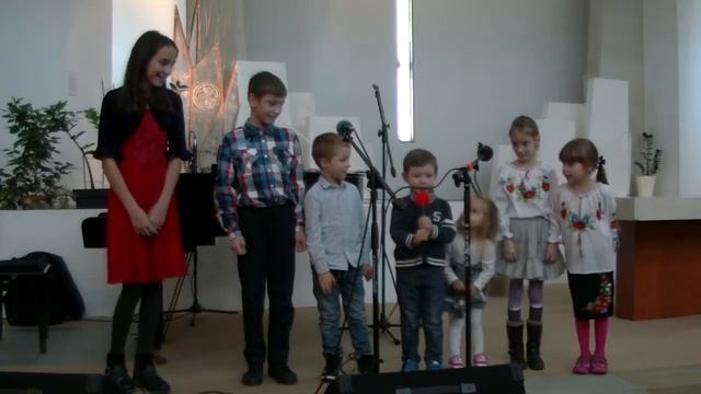 Детское участие на празднике Жатвы: Стих смотреть онлайн