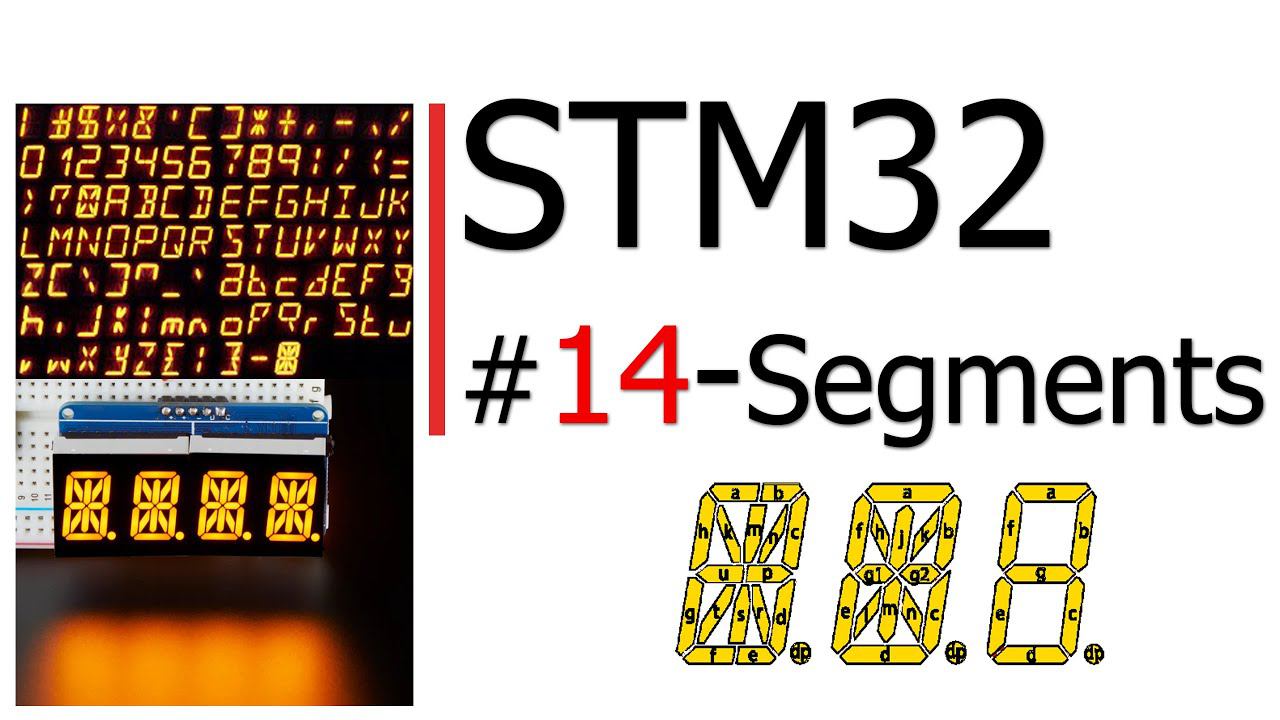 STM32 #14 - Сегментный индикатор. Делаем что хотим в символах. смотреть онлайн