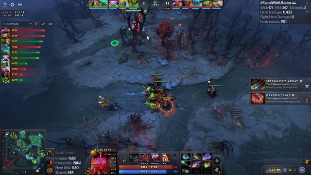 ✨Topson Queen of Pain 73% Kill participation! Mid Gameplay 7.35b - Dota 2 Top MMR смотреть онлайн