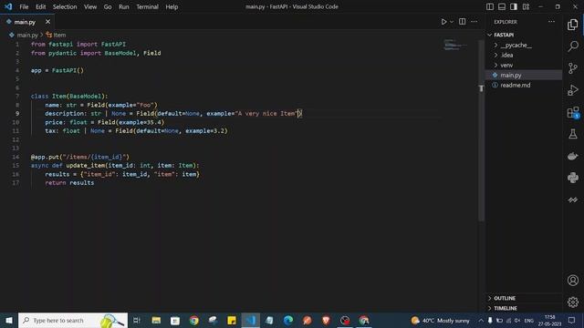 Declare Request Example Data | Part10 | FastAPI Tutorial 2023 смотреть онлайн