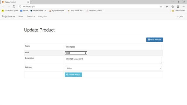 PHP AJAX CRUD PRODUCTS смотреть онлайн