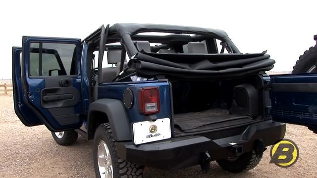 Using the soft top on your Jeep Wrangler JK смотреть онлайн
