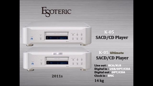 All ESOTERIC CD/SACD/Network Player/Clock Generator/''D/A Converter''/Turntable series 1987+2022 смотреть онлайн