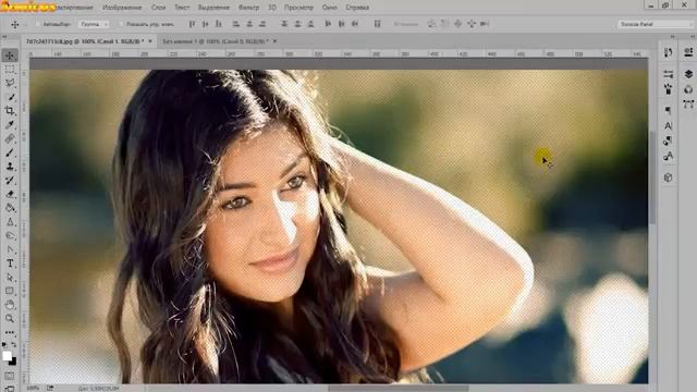 Эффект перфорации. Точки. Сетка. Photoshop CC смотреть онлайн