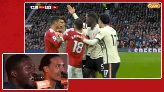 Alternative Commentary: Van Dijk & Konate relive 5-0 win over Manchester United at Old Trafford смотреть онлайн