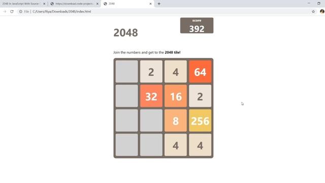 2048 In JavaScript With Source Code | Source Code & Projects смотреть онлайн