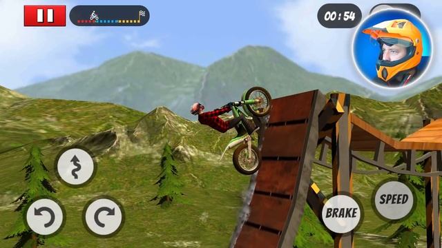 Moto Bike Stunt Racing - Impossible Tracks Game Android Gameplay смотреть онлайн
