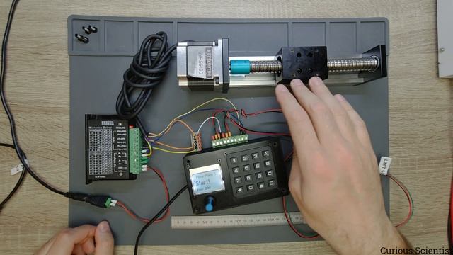 Universal Stepper Motor Control Panel With Keypad