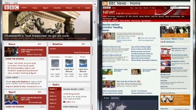 Opera Mini 5 (Android) vs. Chrome 6 (desktop PC) смотреть онлайн