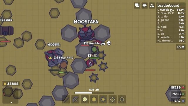 HE GAVE ME a CHEST FULL of GOLD and a THREE HEADED WOLF attack ME in MOOMOO.IO смотреть онлайн
