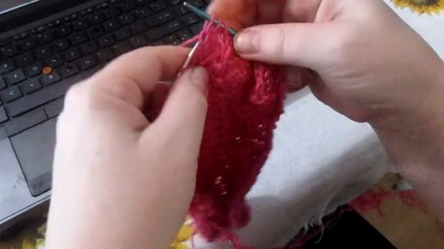 Узор-''Жгут с колоском в центре''. смотреть онлайн