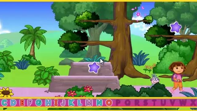 dora alphabet forest adventure game смотреть онлайн