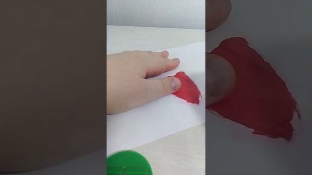 Сердце из пластилина на бумаге смотреть онлайн