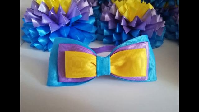 Пышные банты для танцевального коллектива. Обзор готовых изделий. 004 смотреть онлайн