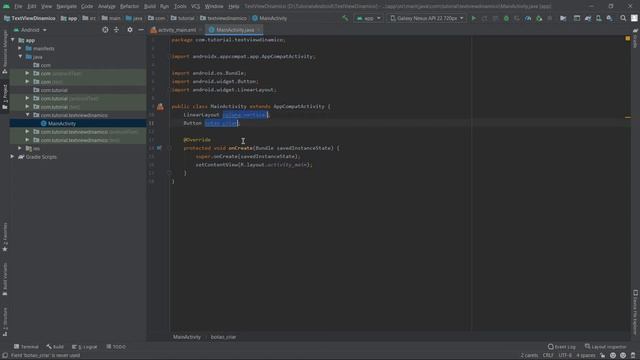 Como criar TextView dinamicamente por código java - Android Java смотреть онлайн