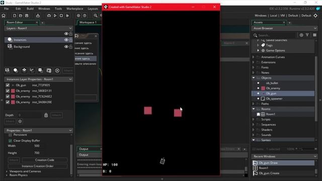 Очень простой шутер на Game Maker [Практика] смотреть онлайн