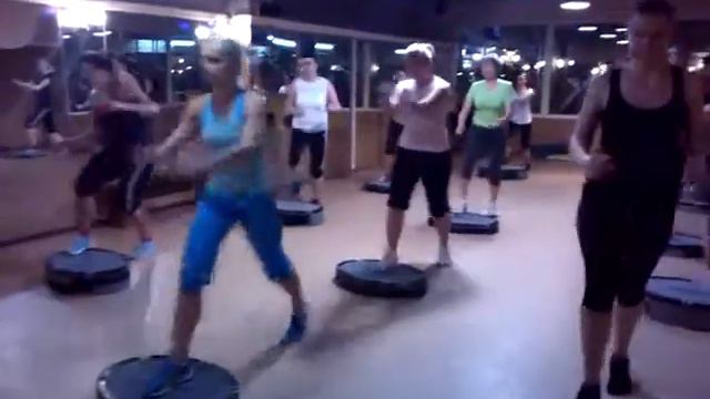 Фитнес. Степ - аэробика. Елена Ляхова. Харьков. смотреть онлайн