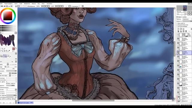 Speedpaint [SAI + Photoshop] The Mushroom Lady смотреть онлайн