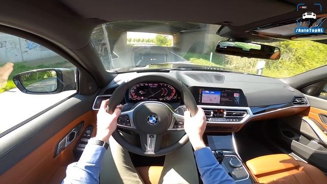 BMW M340i Touring POV Test DRIVE & SLIDE By AutoTopNL