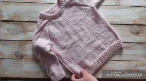 Как связать самый красивый детский джемпер спицами #Вязание