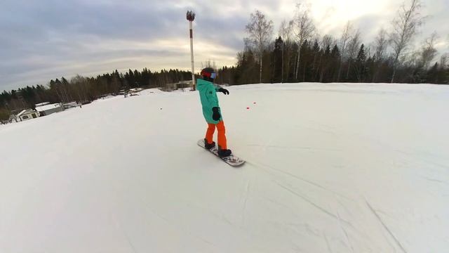 УДИВИ друзей этим трюком! Как делать РЕВЕРТ КАРВ на сноуборде?? смотреть онлайн
