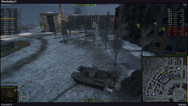► Churchill III 📍Kharkov || World of Tanks (WoT) Churchill III Gameplay смотреть онлайн