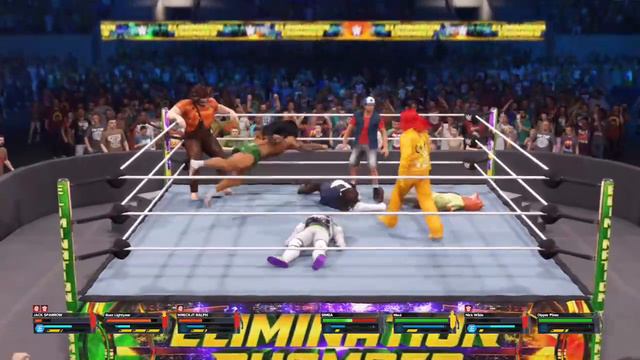 WWE 2k23 Disney Royal Rumble! Mickey Mouse, Toy Story and Stitch! смотреть онлайн