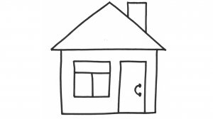 КАК НАРИСОВАТЬ ПРОСТОЙ ДОМИК ЛЕГКО И БЫСТРО УЧИМСЯ РИСОВАТЬ