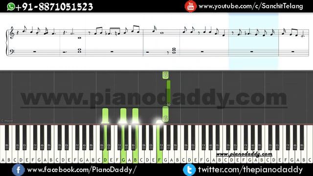 Hamne Tumko Dil Ye De Diya - Gunaah (2005) Piano Tutorial ~ Piano Daddy смотреть онлайн