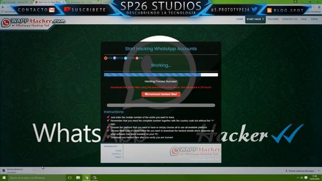 Hackear Whatsapp En Un Minuto ¿Se puede? - VÍDEO INFORMATIVO смотреть онлайн