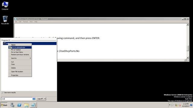 Microsoft WDS Error "the service did not respond to the start... timely fashion" смотреть онлайн