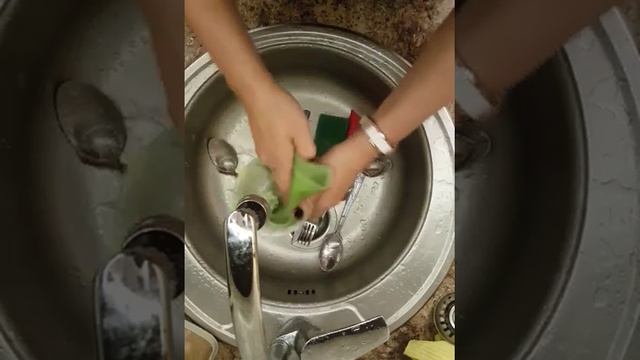 Салфетка для посуды Greenway спустя 3 месяца использования