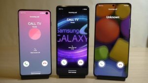 Samsung Galaxy S10 S20 FE S21 Ultra Incoming Call