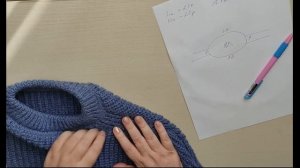 #вязание  Вязать погон - это легко! Мужской свитер полупатентной резинкой