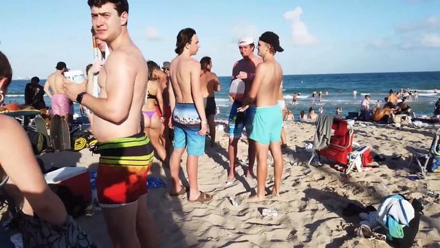Spring Break VIRTUAL WALK Fort Lauderdale Beach Best of 2022 Compilation 4K (2.5 Hours) смотреть онлайн
