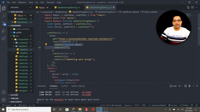 React Hook Tutorial - useReducer - Data Fetching Demo2 смотреть онлайн