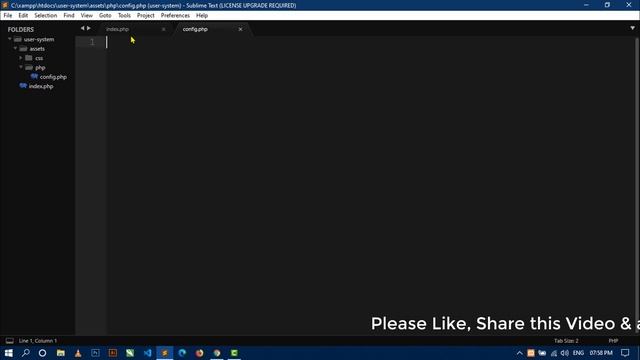 #03 User Management System With Admin Panel | Creating Database & Table & Connecting With Database смотреть онлайн
