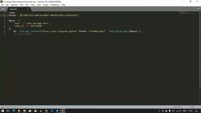 How to create telegram bot and send messages with php automatically 2021 | Be The Developer смотреть онлайн