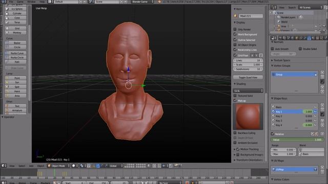 Blender Game Engine | Shape Keys Animation смотреть онлайн