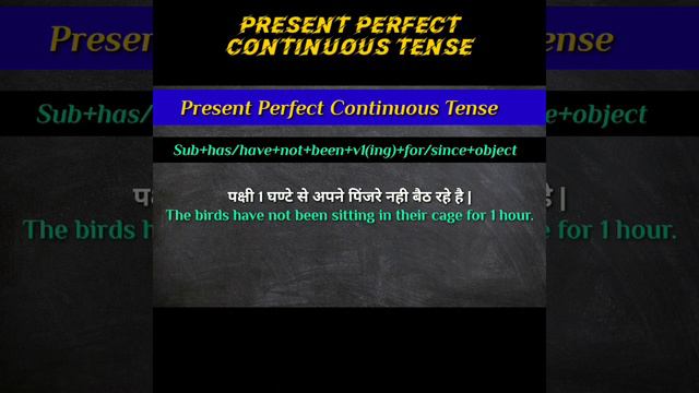 negative examples | present perfect continuous tense negative sentences смотреть онлайн