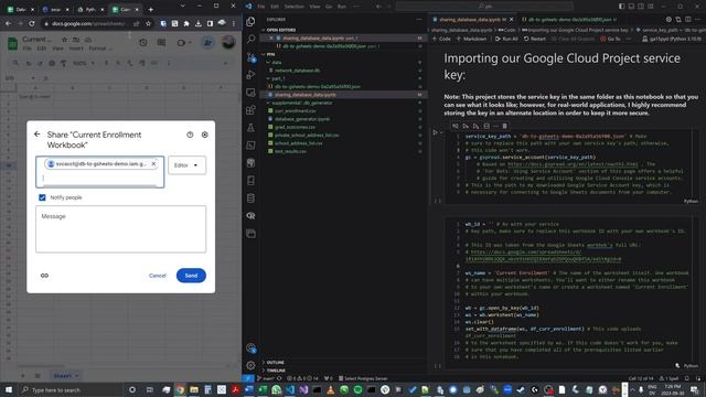 How to use Python to Upload Database Data to Google Sheets смотреть онлайн