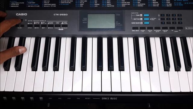 Factory reset in Casio CTK 2550 смотреть онлайн