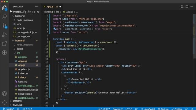 Write Smart Contract Functions in React with Moralis and Wagmi смотреть онлайн