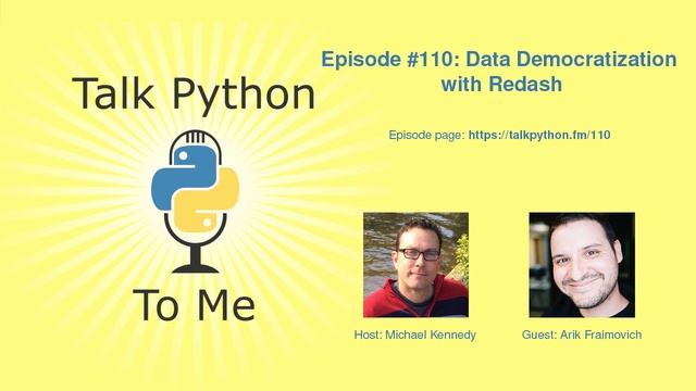 #110: Data Democratization with Redash смотреть онлайн