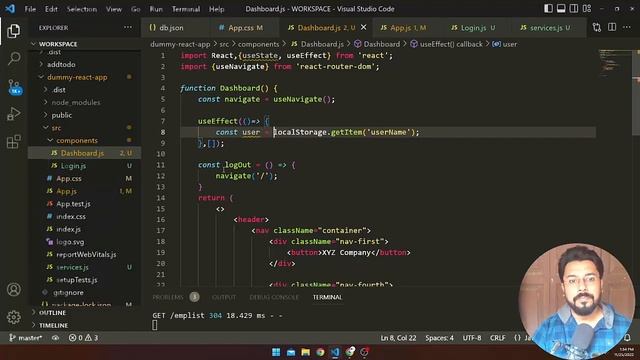 React.Js Project | Read data | View Data | Useeffect Hook Intro смотреть онлайн