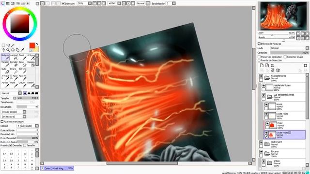 "Doom 3 - Hell Knight" - Speed Paint смотреть онлайн