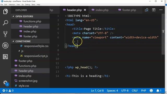 Custom Theme Site (header & footer) Lab part 05 смотреть онлайн
